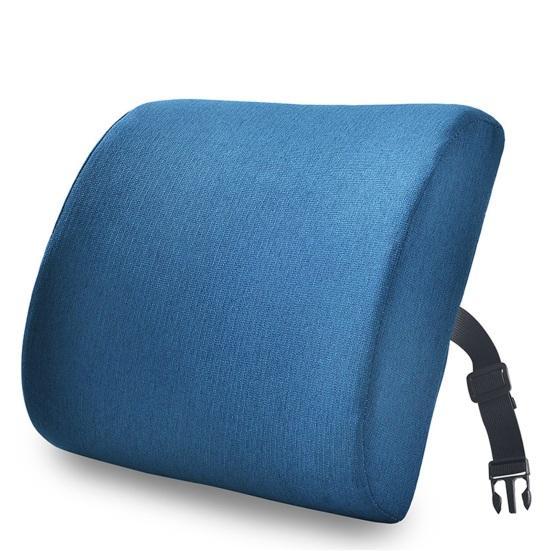 Back Cushion Super Soft Wear Resistant Cotton Flax Lumbar Pillow Memory Foam Seat Cushion for Home