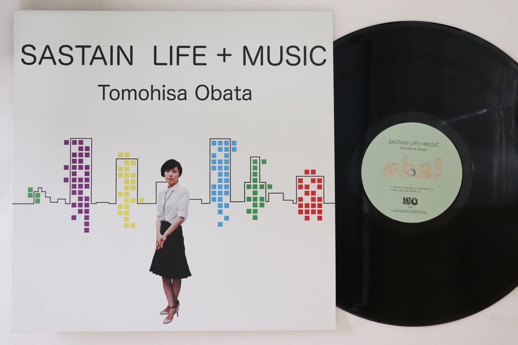 12inch Record TOMOHISA OBATA  Sastain Life  Music ER0011 EAT RECORD 2008 Japan Japanese Club Dance Used