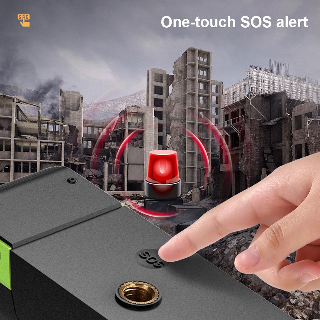 Multi-function FM Radio Outdoor Hand Crank Emergency Radio Waterproof Flashlight Bluetooth-compatible Solar Phone Charger