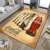 Coca Cola Print Rug - Home Decoration Carpet For Living Room Bedroom Flooring Computer Chair Area Rug