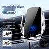 Wireless Auto-Clamping Car Phone Holder with Fast Charging and Smart Sensing for Air Vent Navigation.
