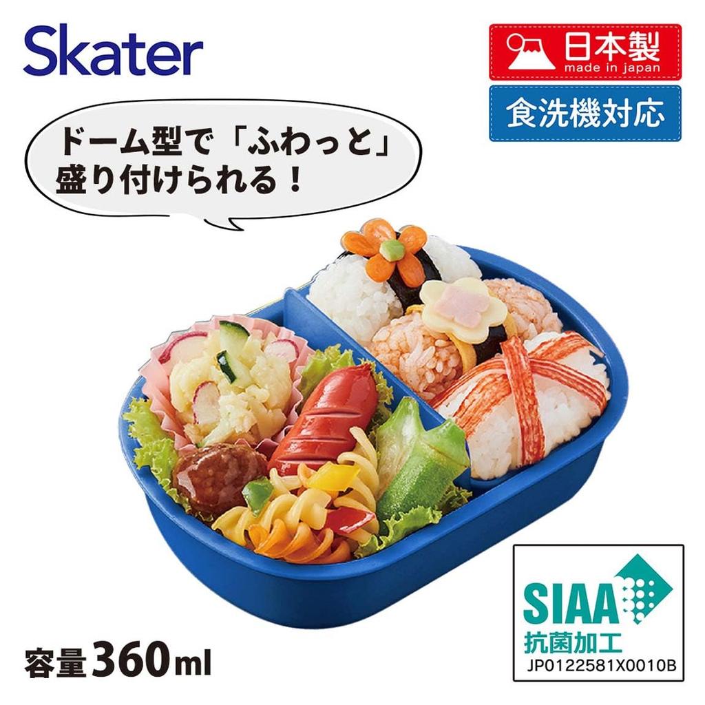 Skater Bento 360ml with a Fluffy Made in Single Dishwasher and Microwave for Boys Children's Box, Capacity, Lid, Japan, Tier, Safe, GO! GO! TRAIN,