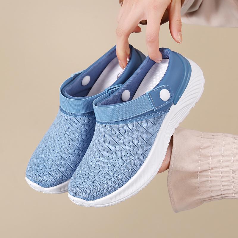 Slippers summer new breathable casual shoes women's shoes comfortable mesh fashion half drag
