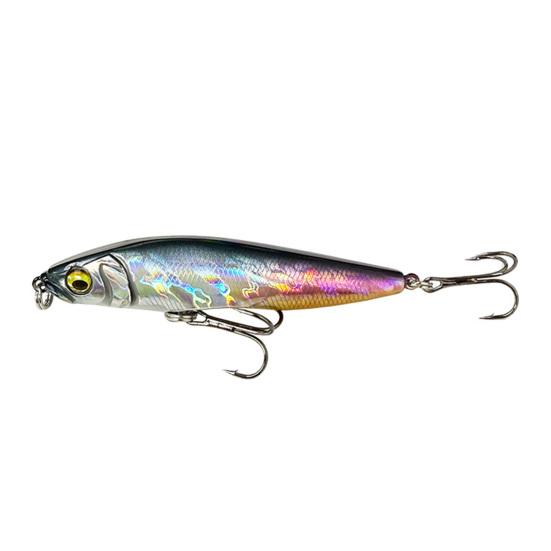 Fishing Lure Artificial Hard Swimbait with Treble Hook Realistic Looking Bright Color Natural Swimming Posture Fake Bait Lure