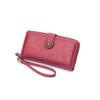 Oil Wax Leather Men's and Women's Wallets, Retro Wallets, Large Capacity, Long Change Bags, Multi-functional Cards