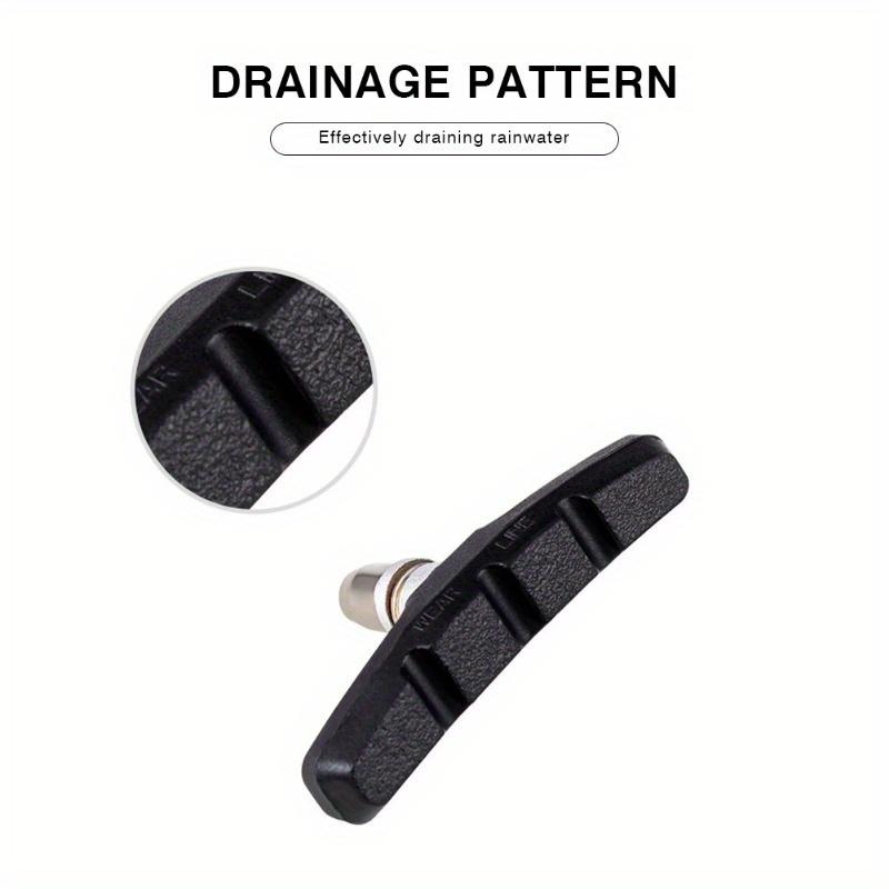 Mountain Road Bicycle V-brake Shoes Pads Rubber Bike V Brake Pads Shoes Blocks Lightweight Silent Cycling Part Tools