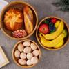 Deep Round Hand-Woven Rattan Fruit Basket