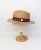 Yunibeosyeolkemiseuteuli Br Line Summer Brown Fedora - Big Size Summer Fedora