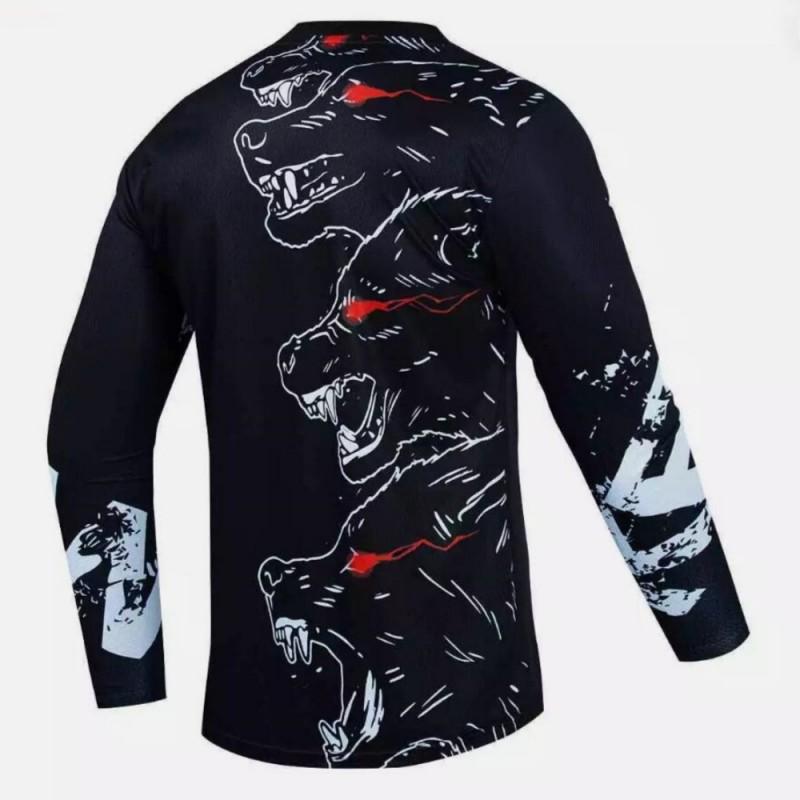 Men Women Off-Road Motorcycle Riding Shirt Long Sleeve Quick Dry T-Shirt Downhill Racing Use