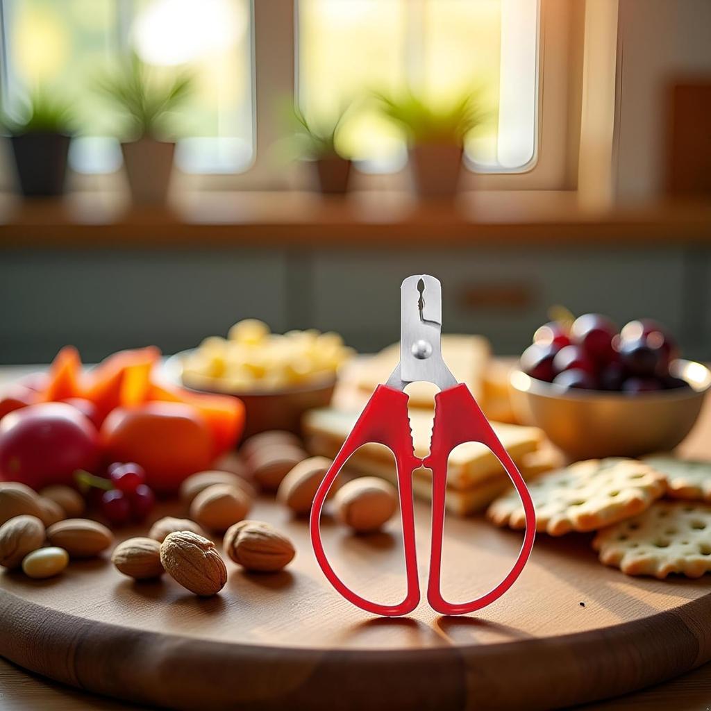 Red Melon Seed Cracker Plier, Sunflower Seeds Plier Opener - Seed Cracker Sheller Opener Peeling Pliers for Melon Seeds, Small Nuts, Specialty Tools