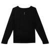 Puma Comfortable Solid Color Logo Soft Skin-Friendly Long Sleeve Moisture-Wicking T-Shirt Men Tops Black 527242-01