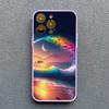The Starry Night Art Aesthetic Beach Night View Phone Case For iPhone 17 16 15 11 Pro Max Plus XS X XR 13 12 Pro Max Mini Cover