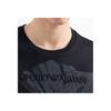 Emporio Armani SS24 Logo Plant Pattern Printed Crew Neck Casual Short Sleeve T-Shirt Men tops Black 3D1T6U-1J7FZ-10069