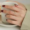 New 2024 Minimalist Thin Rings For Women Wedding Brilliant Cubic Zircon High Quality Versatile Female Finger Ring Jewelry Gifts