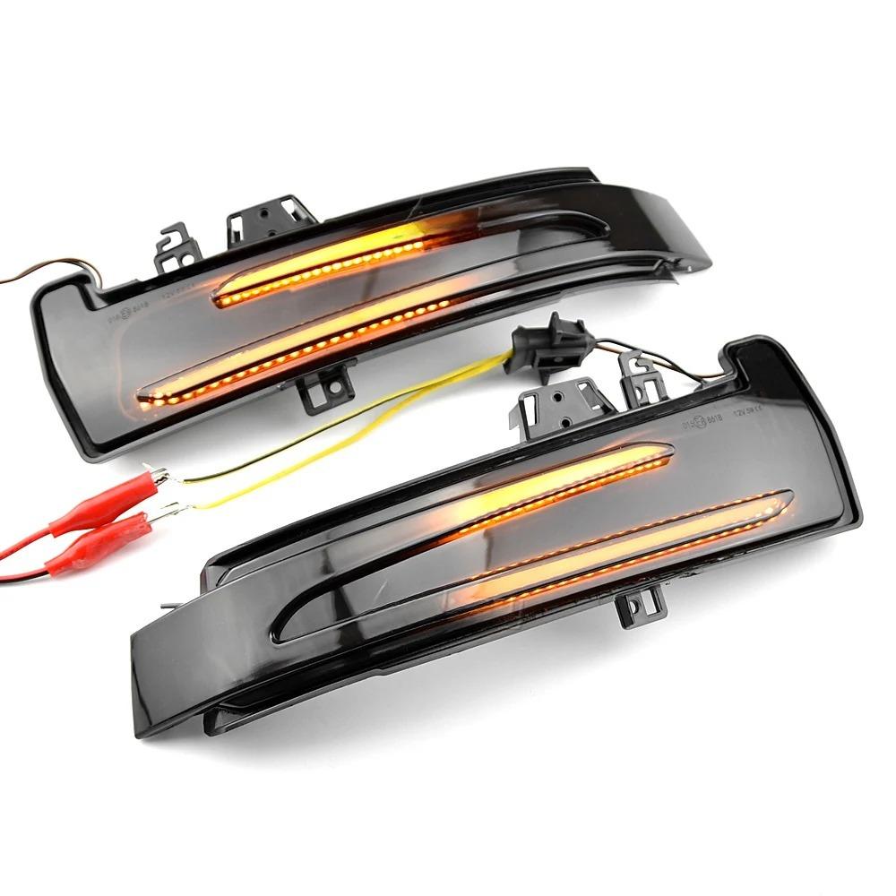 Car Yellow Dynamic LED Rearview Mirror Indicator Light 12V Fit For Mercedes - Benz GLK-CLASS X204 08-15 T-Model S204 07-14