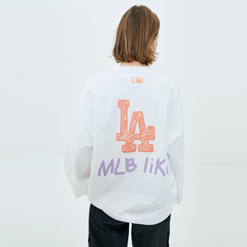 New MLB Like Series Sweatshirts Unisex White 31MT08011-07W