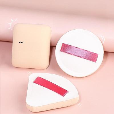 Doppelverwendbarer Marshmallow Luftkissen Puderquaste mit Aufbewahrungsbox