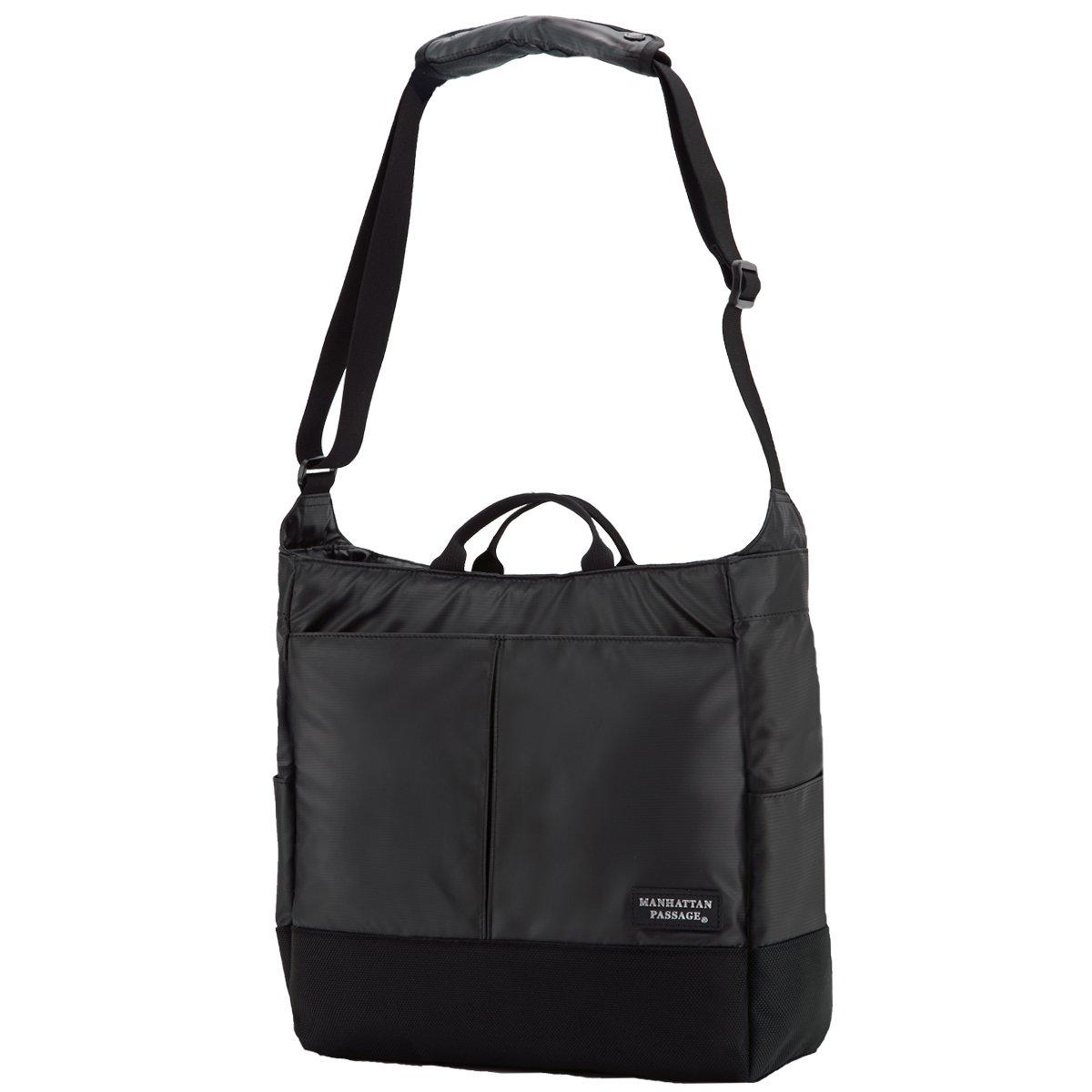 

Manhattan Passage 3204B BK Stylish Shoulder Pack, Plus 2 (Black) Unisex