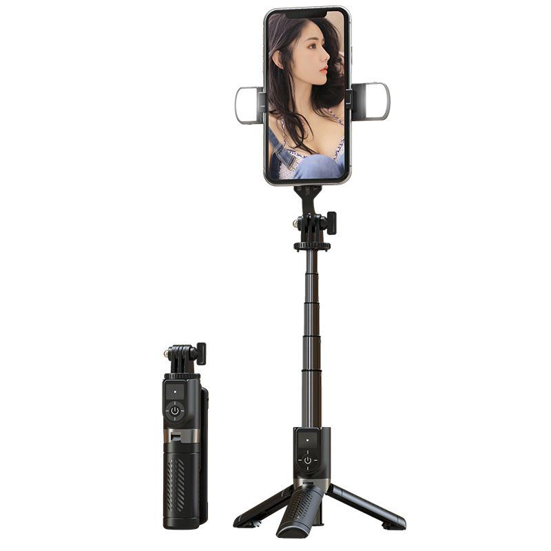 Mini Aluminum Alloy Bluetooth Selfie Stick Tripod for Live Streaming