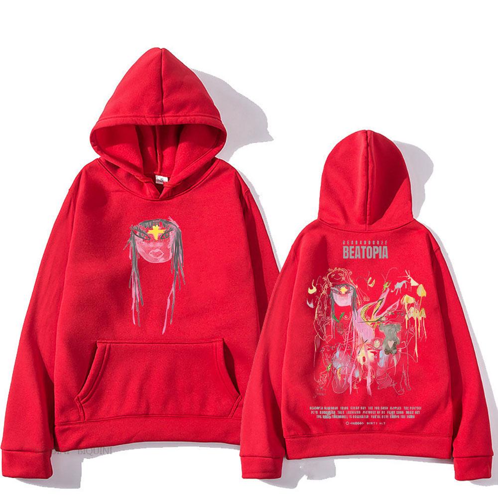 Beabadoobee Beatopia Hooded With Hooded Hip Hop Harajuku Sweatshirt Pop Fleece Clothing — фото 10