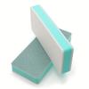 10pcs Reusable Handheld Styles Green-White Double-Sided Nail Buffers Block Polishing Pedicure Soft Sponge Nails File Tool