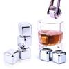 5Pcs/lot Stainless Steel Whiskey Stones Ice Cubes Soapstone Glacier Cooler Stone.