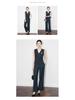 Old Money Chic: Women's Relaxed Suit Vest & Wide-Leg Pants Set