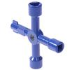 4-Way Multi-Functional Key For Electric Water Gas Meter Box Opening Key