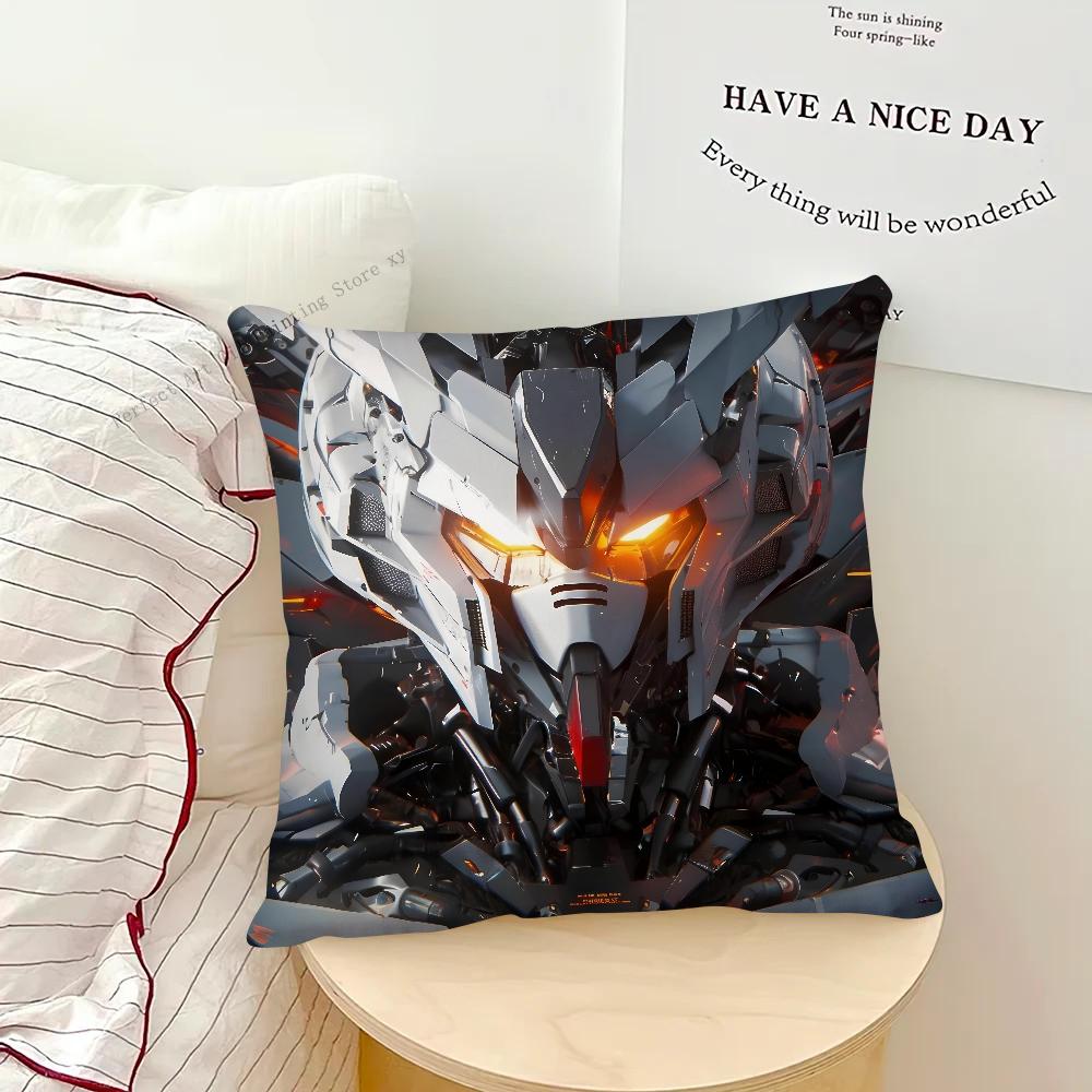 Game G-Gundam Pillow Case Square Pillow Bedroom Sofa Leisure Comfort Cushion Car Living Room Home Decoration