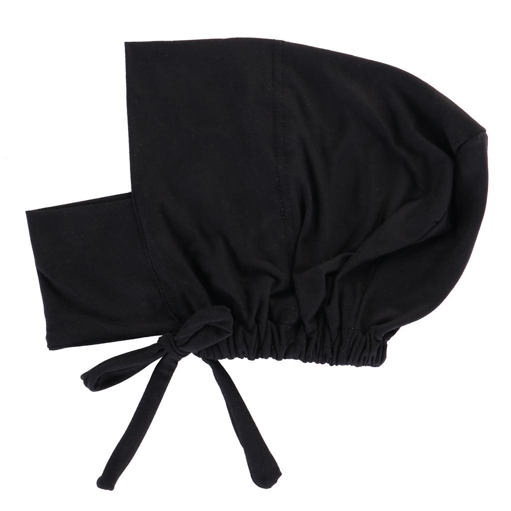 Multicolor Elastic Milk Silk Snood Hat - Adjustable Hair-Hiding Headscarf