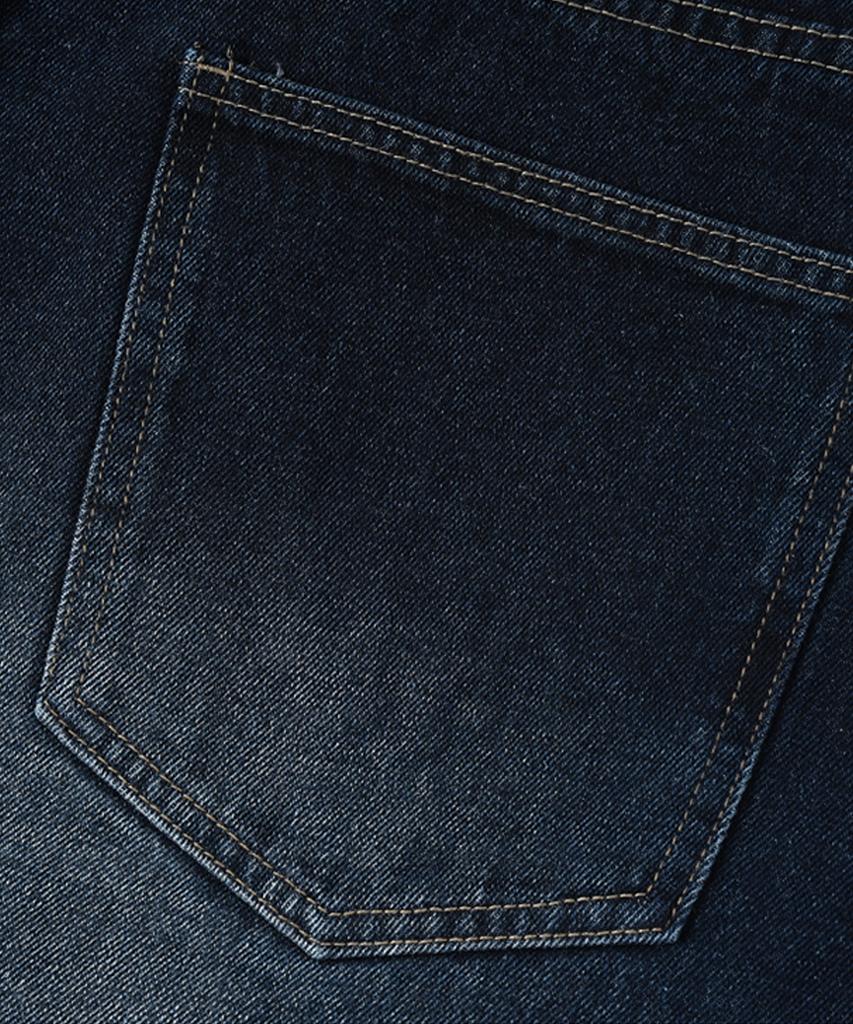 Descheuis Everyday Washed Bermuda Denim Pants Deep Blue (Type A)