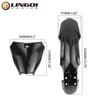 LINGQI RACING Motorcycle Front Fender With Number Plate Fairing Cover For 49cc Mini Dirt Pit Bike Kids Motocross Minimoto