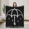 BMTH Bring Me The Horizon Blanket British Rock Band Warm Soft Funny Plush Throw Blanket For Outdoor Flannel Bedspread Bed Cover