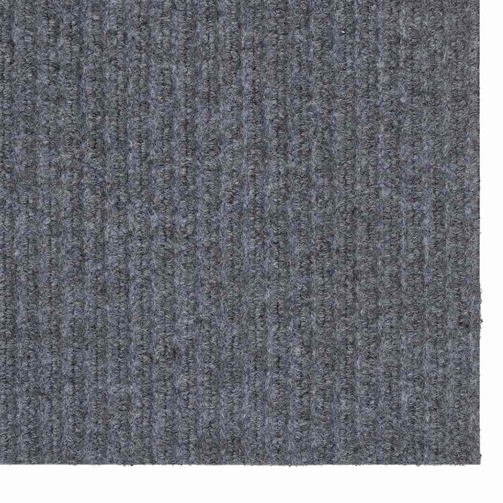 Grey Runner Rug 100 X 150 Cm Fabric