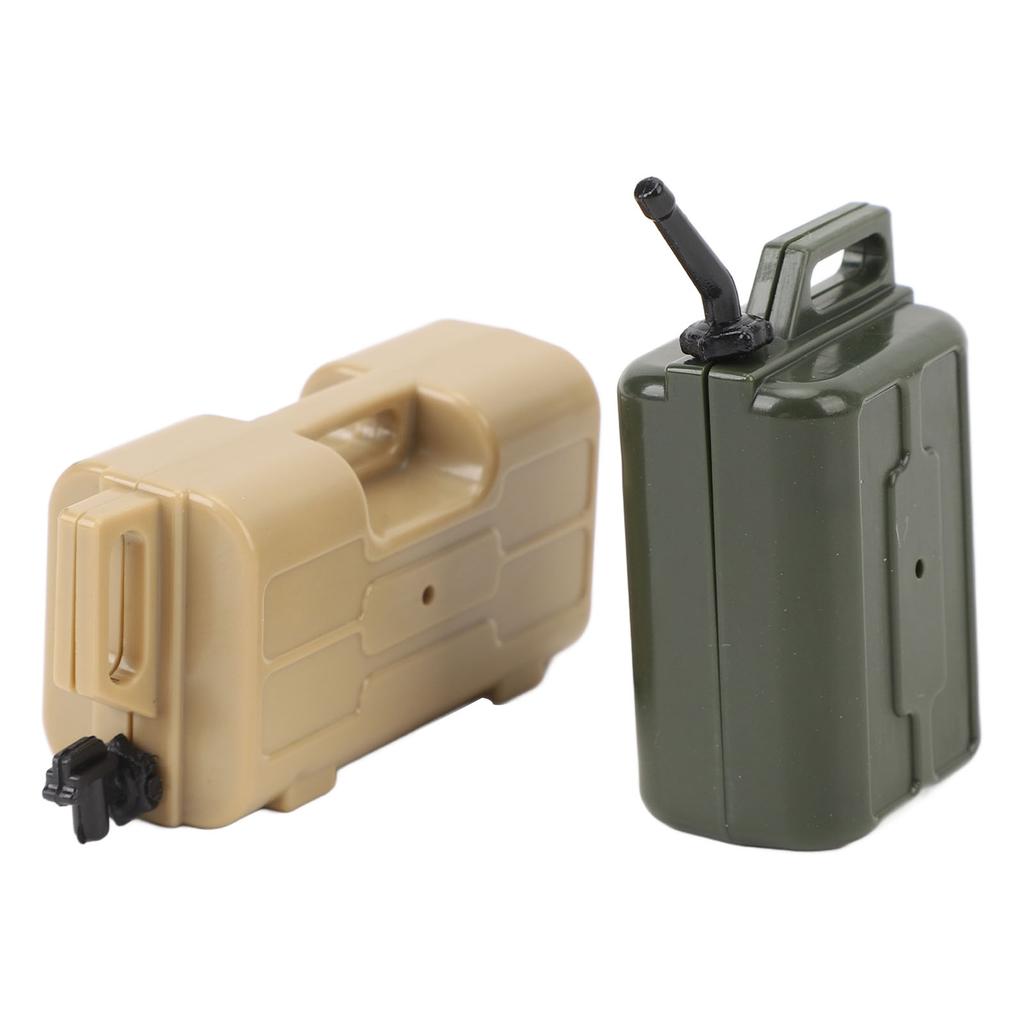 1Celsius10 Scale Simulation Gas Fuel   Can Set Plastic   Fuel   and   Gas Can for SCX10 1Celsius10 RC Crawlers