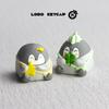 Penguin Positive Energy Keycap: Cute Resin ESC for Mechanical Keyboards