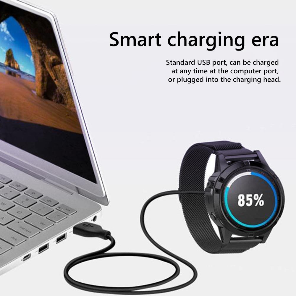 Charging Cable for Garmin Fenix 7/7S/7X/6/6S Forerunner 745 Venu Instinct Micro USB Type C Watch Charger Adapter Converter