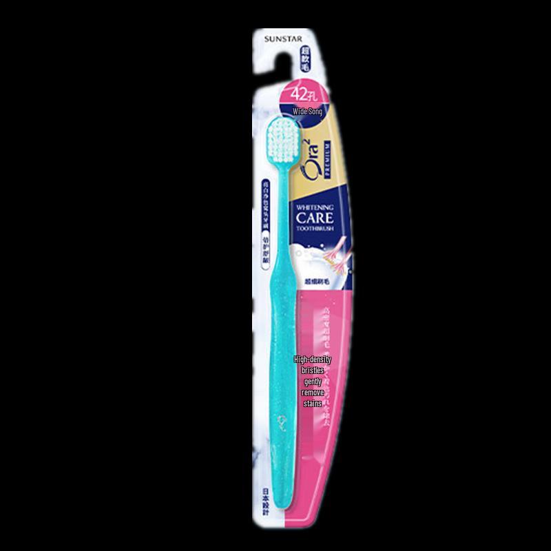 

Ora2 Gum Care Whitening Toothbrush, Wide Head, Ultra Soft
