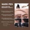 Matita 4D Sopracciglia Lunga Durata Multi-punte Pennino Liquido Disegno Sottile Tatuaggio Liquido Sopracciglia Impermeabile Trucco Preciso
