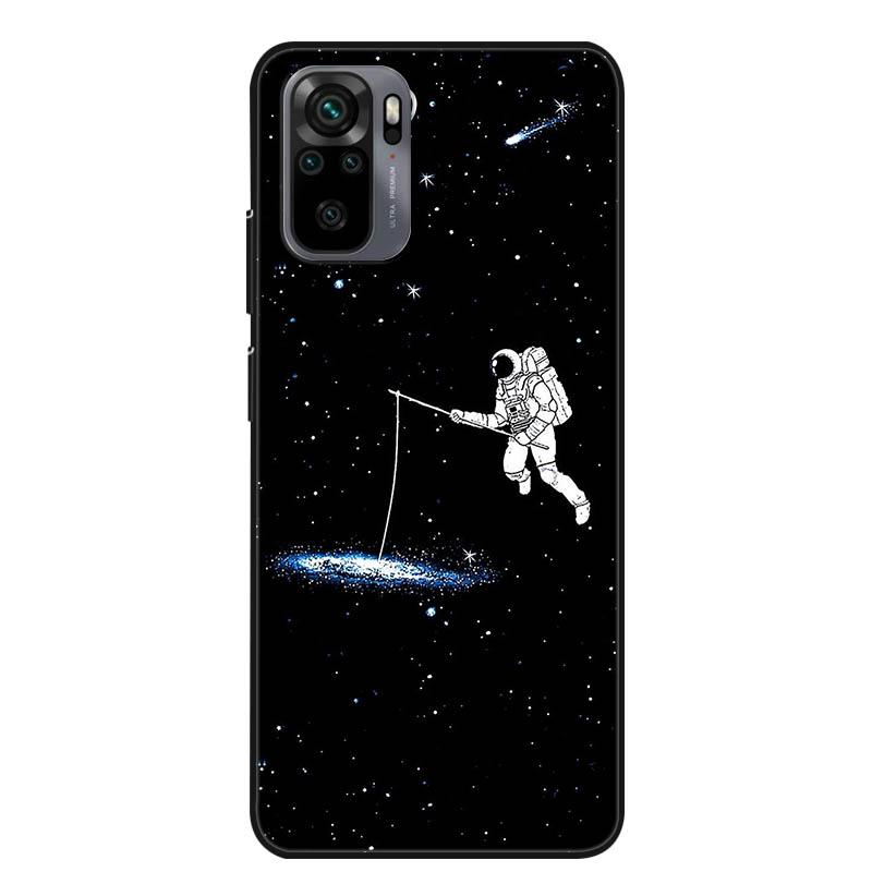 For Xiaomi Redmi Note 10s Case Shockproof Silicone Cartoon Soft Cover for Redmi Note 10 Pro Phone Cases Note10 4G 10T 5G 10 S