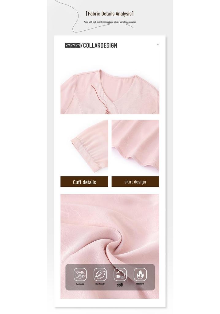 2026 Summer Women's Chinese Style Short-Sleeved Shirt - Fashionable, Elegant, Age-Defying Mother's Wear