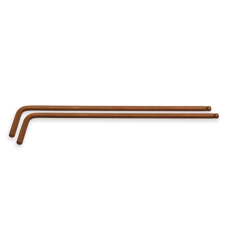 Metric S2 Ball End Hex Key, Flat Head Hex Socket Wrench L2.0L12