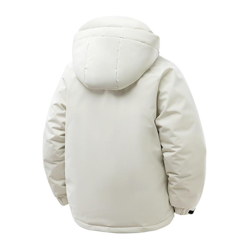 Męska wysokiej jakości krótka kurtka puchowa z kapturem - Niestandardowa modna marka, pogrubiona i luźny krój