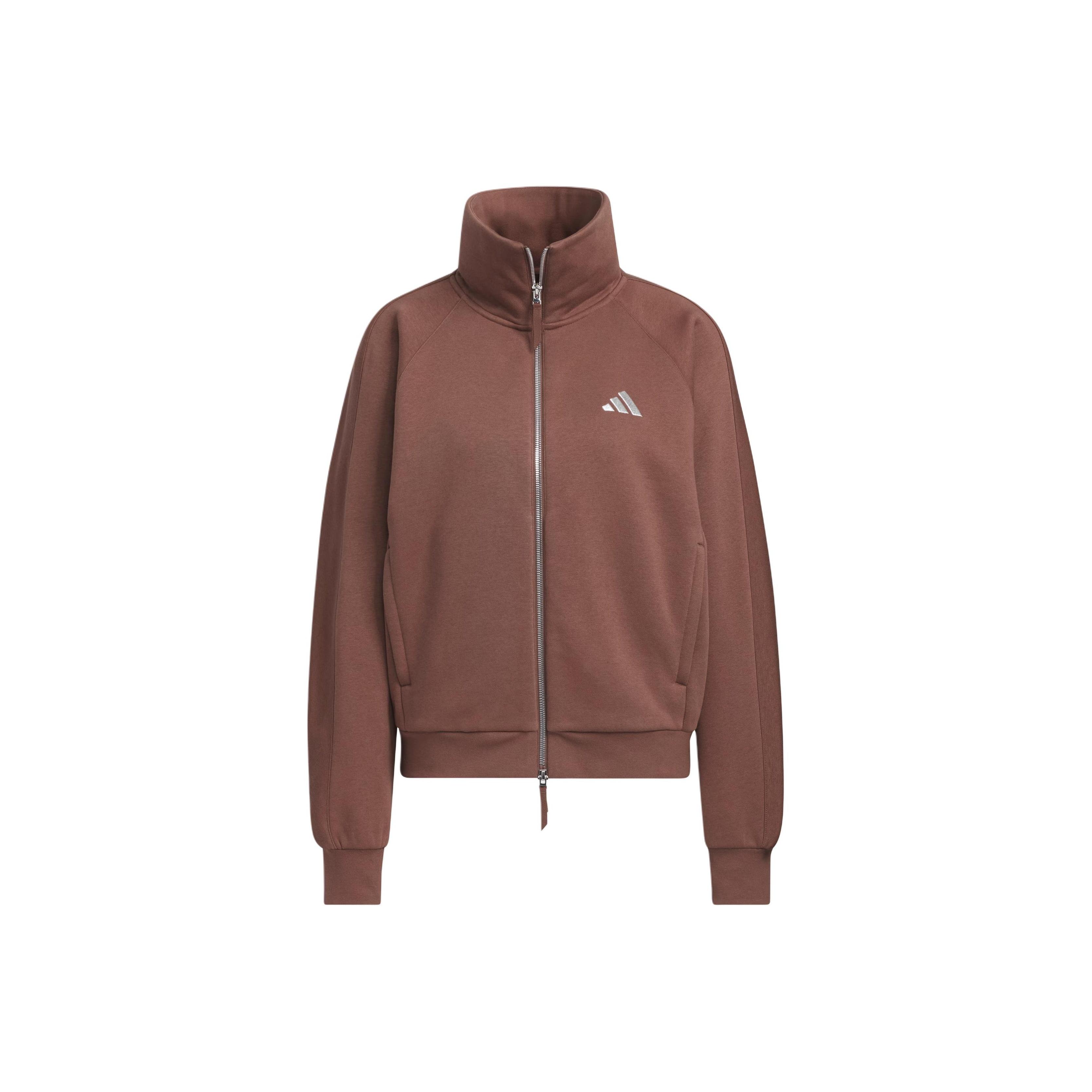 

Adidas Обязательные вещи Логотип Флис Толстая Спортивная Повседневная Свободная Теплая Куртка Женская Куртка KC0048 L