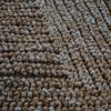 Tapis aspect jute intérieur extérieur losanges beige 190x290