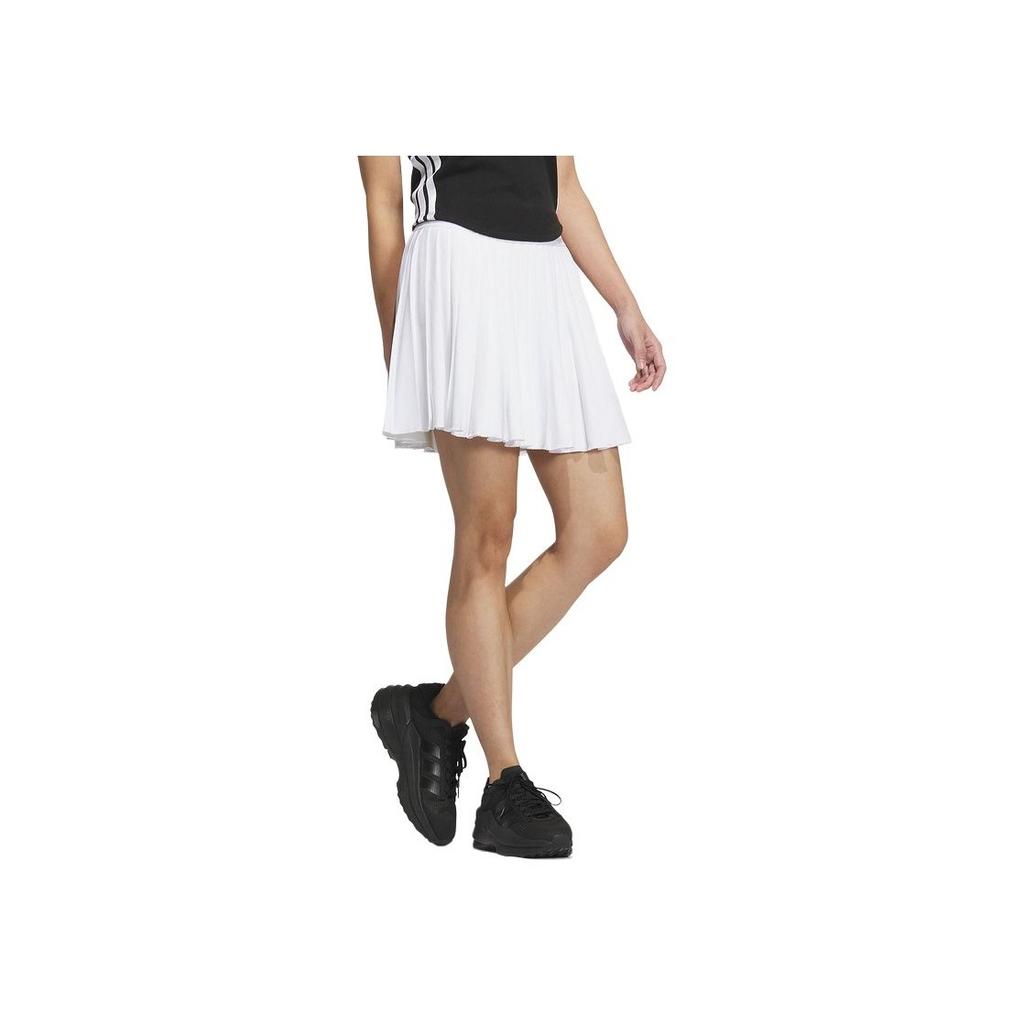 Adidas SS25 Comfortable Solid Color Simple Casual Skirt Women Skirts White JY7701