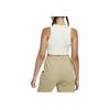 Nike Sportswear Essentials Ribbed Crop Tank Women Tops Beige FB8279-104
