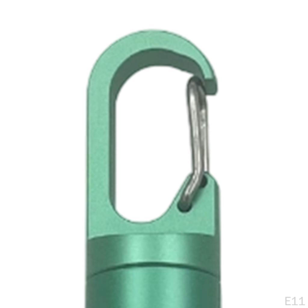 Keychain Pill Holder Metal Portable Case Container for Office Purse Outdoor