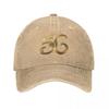 Golden Number Fifty Six Baseball Cap Luxury Cap Cosplay Custom Hat Unisexs Womens