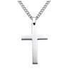 New Model Stainless Steel Cross-shaped Men's Necklace - Titanium Steel Pendant Jewelry Pendant Accessory